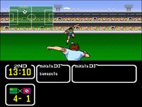 une photo d'Ã©cran de Captain Tsubasa 3 sur Nintendo Super Nes